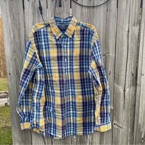 Nautica Men's Multicolor Plaid Button-Down‎ Shirt
